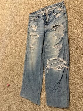 American Eagle Outfitters Distressed Skater Jeans